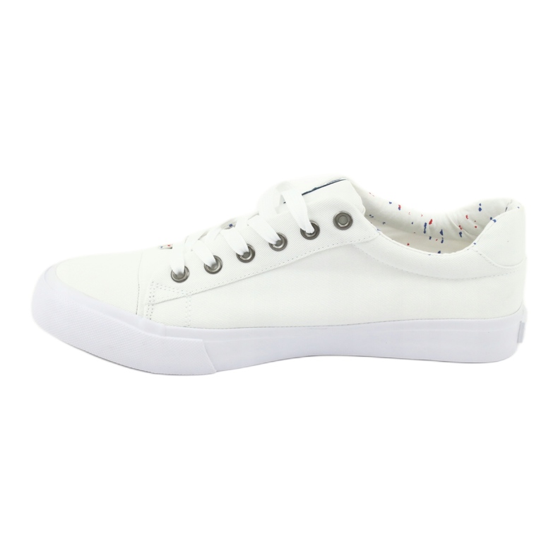 Big Star Men's sneakers, tied white 174097 1