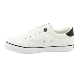 Big Star Sneakers tied white 274473 black 2 Big Star Sneakers tied white 274473 black 2