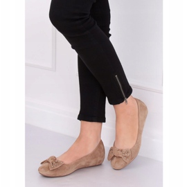 Beige ballerinas FM217-13 Khaki 1