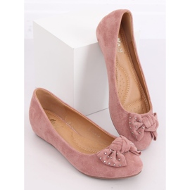 Pink wedge ballerinas FM217-13 Pink 2 Pink wedge ballerinas FM217-13 Pink 2