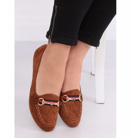Women's loafers camel B2027 Camel brown 1