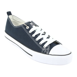 American Club LH06 navy blue sneakers white 1 American Club LH06 navy blue sneakers white 1