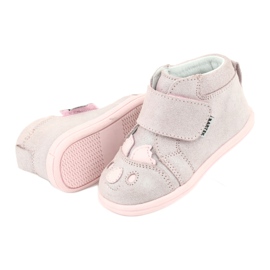 Velcro booties Koala Bartek 71150 pink grey 5