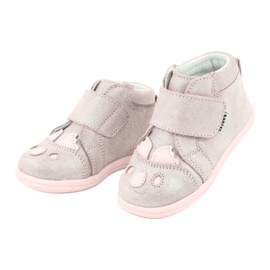 Velcro booties Koala Bartek 71150 pink grey 3