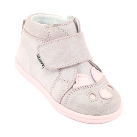 Velcro booties Koala Bartek 71150 pink grey 1