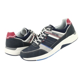 ADI American Club RH07 sports shoes red navy blue grey 4