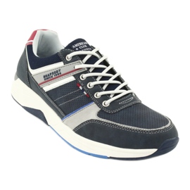 ADI American Club RH07 sports shoes red navy blue grey 1