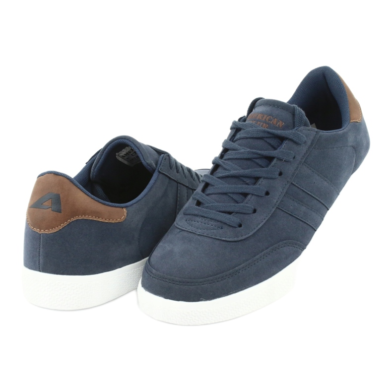 Men's sports sneakers American Club WT24 navy blue 4