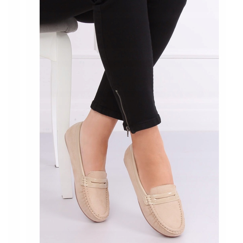 Women's beige loafers FM2958-3 Beige 2