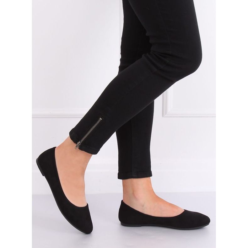 Black plain ballerinas Z1005 Black 2