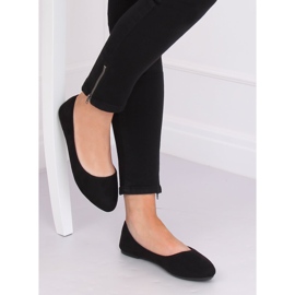 Black plain ballerinas Z1005 Black 1
