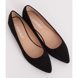 Black women's ballerinas P3T1168-6 Black 2