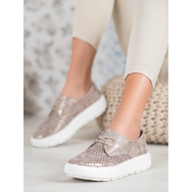 Goodin Light Leather Shoes multicolored yellow 1