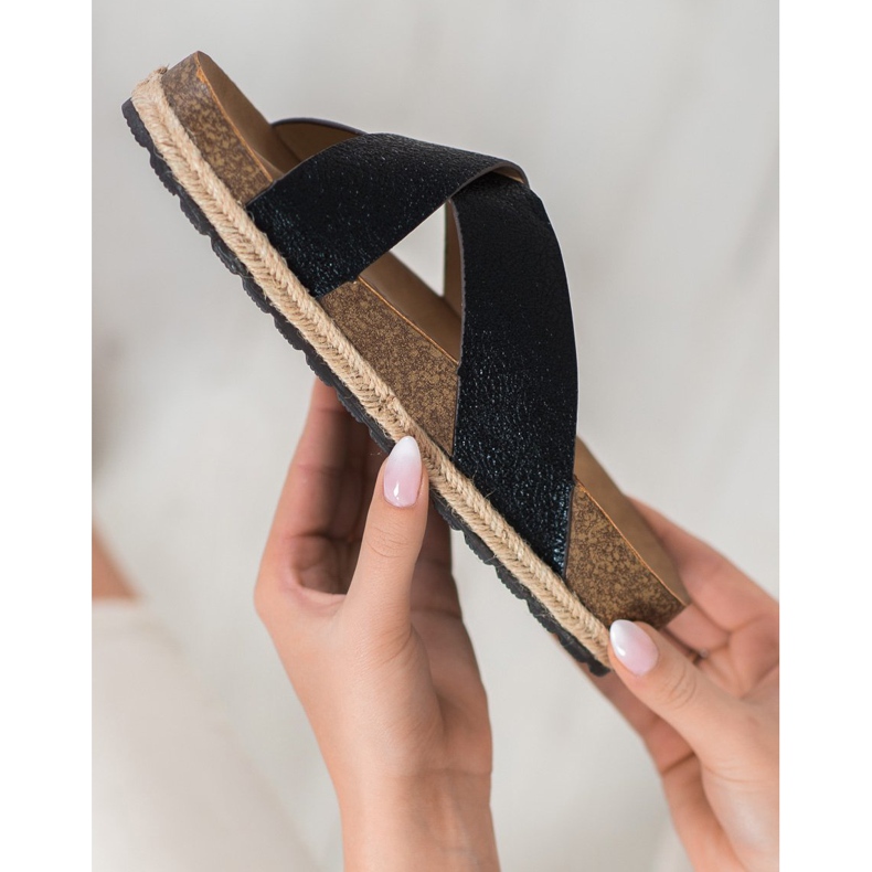 Goodin Comfortable Black Slippers 2 Goodin Comfortable Black Slippers 2