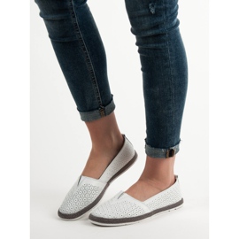 Goodin Openwork ballerinas white 1