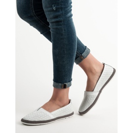 Goodin Openwork ballerinas white 2