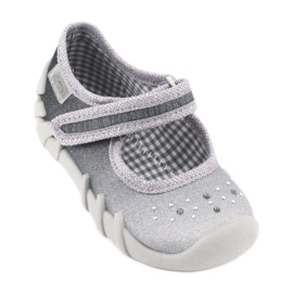 Befado children's shoes 109P185 grey 1 Befado children's shoes 109P185 grey 1