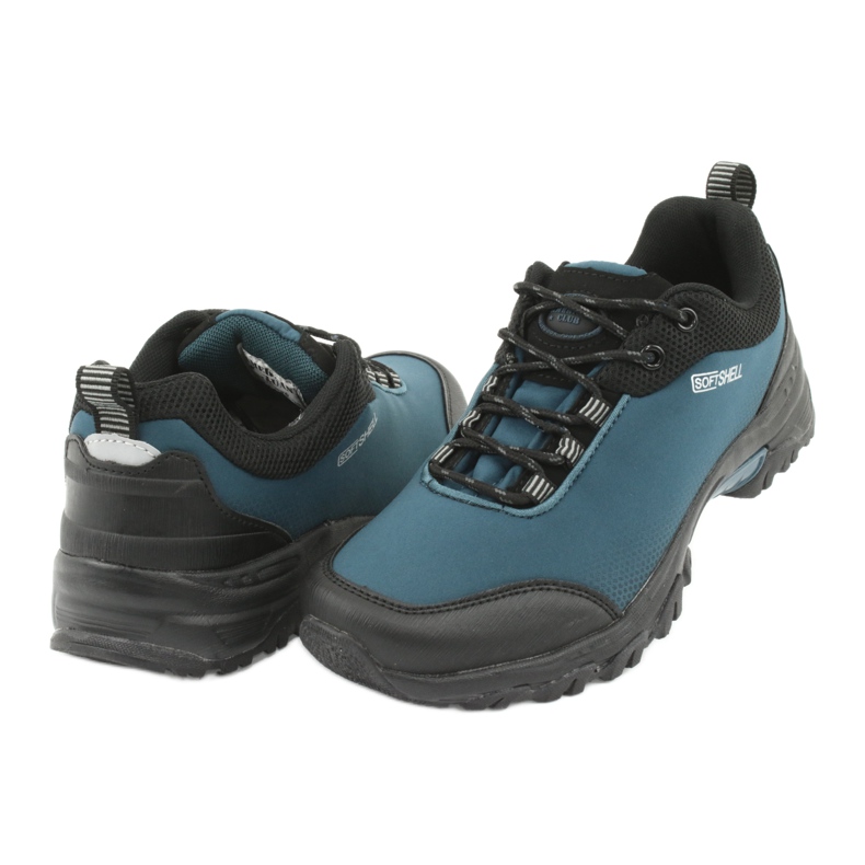 American Club WT06 blue soft-shell shoes black 5