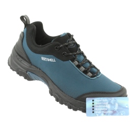 American Club WT06 blue soft-shell shoes black 7
