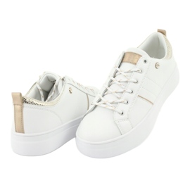 American Club RH09 white sports sneakers yellow 4 American Club RH09 white sports sneakers yellow 4