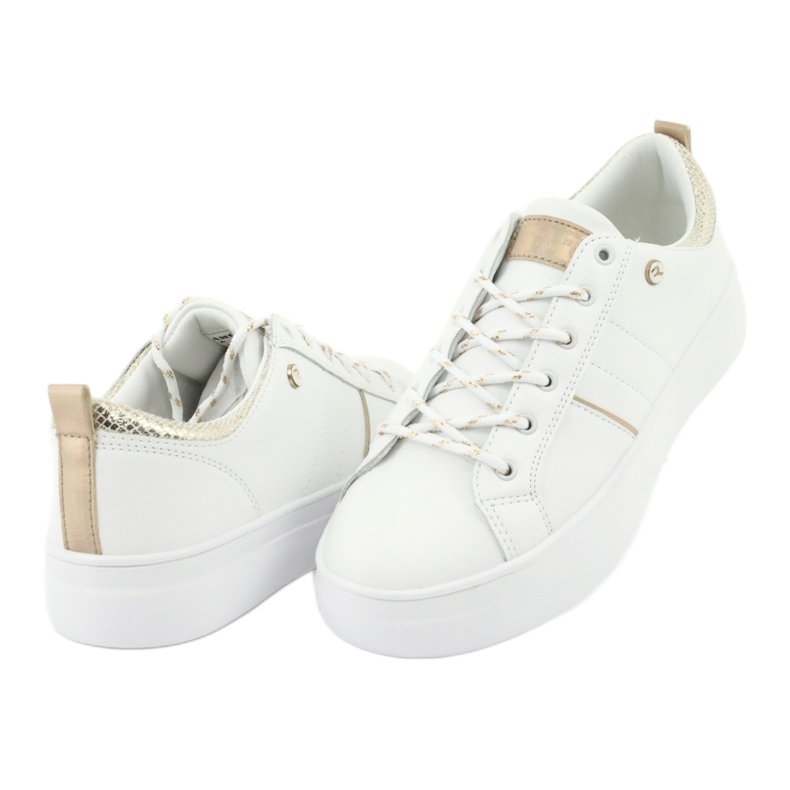American Club RH09 white sports sneakers yellow 4 American Club RH09 white sports sneakers yellow 4