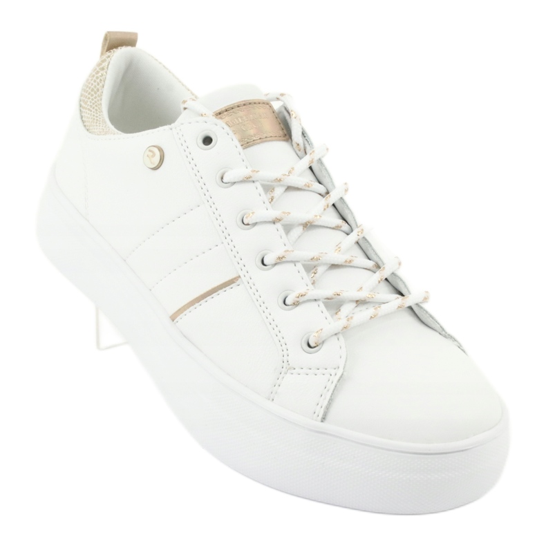 American Club RH09 white sports sneakers yellow 2 American Club RH09 white sports sneakers yellow 2
