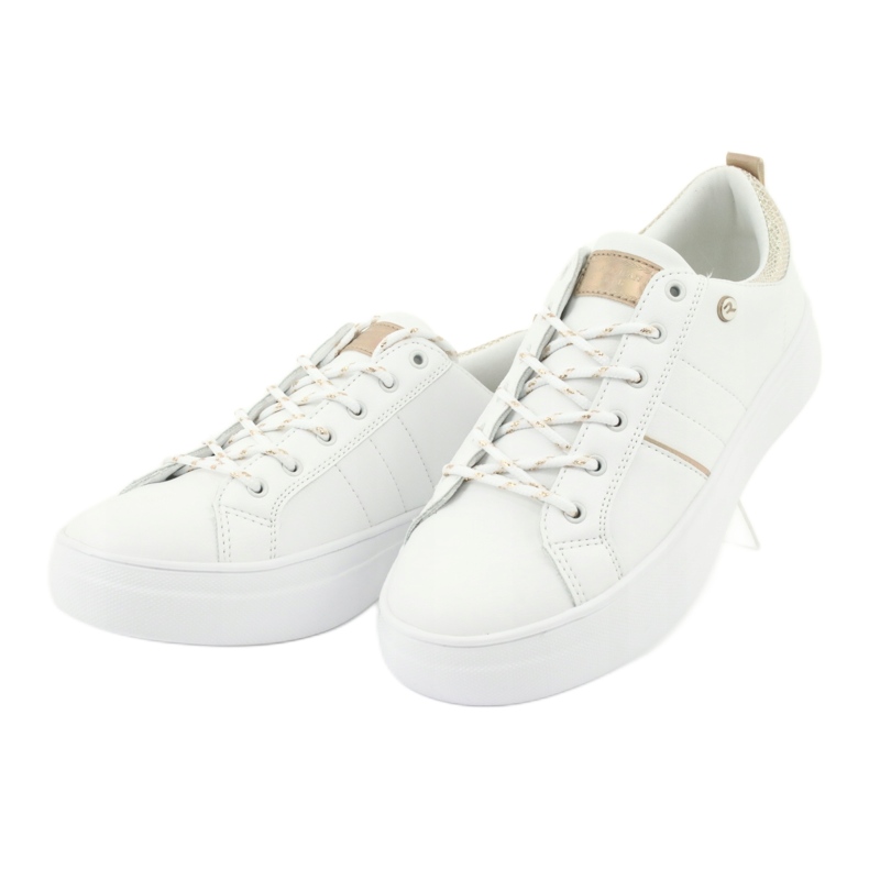 American Club RH09 white sports sneakers yellow 3 American Club RH09 white sports sneakers yellow 3