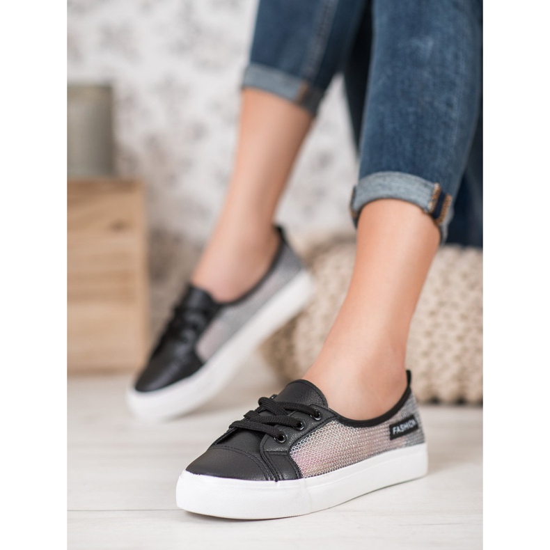 MCKEYLOR Mesh Sneakers black 1