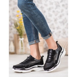 Goodin Black Leather Sneakers 2
