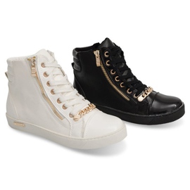 High-top Sneakers Y406 White 1