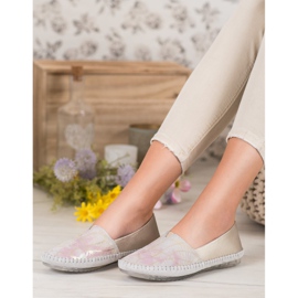 VINCEZA leather slipons yellow 1