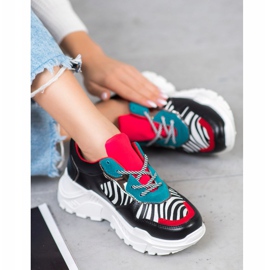 SHELOVET Fashion Sneakers black multicolored 1