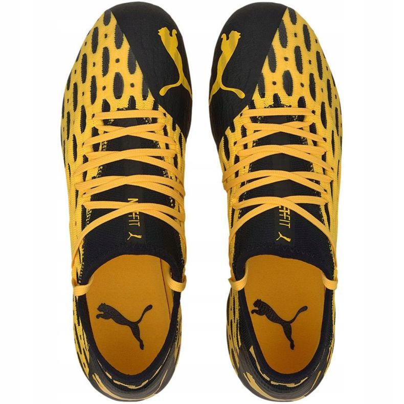 Puma Future 5.2 Netfit Fg Ag M 105784 03 football boots yellow yellow 1