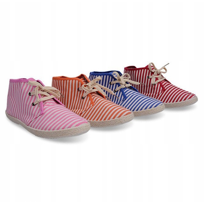 Boots Straw Sole Sneakers 2607 Pink 2