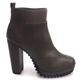 Ankle Boots W15 Taupe black 1