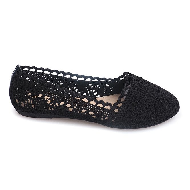 Ballerinas With Lace 4630 Black 2