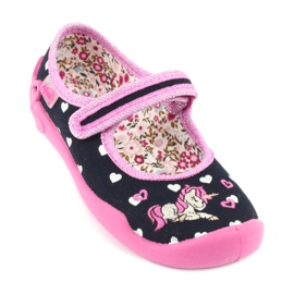 Befado children's shoes 114X355 black pink multicolored 1 Befado children's shoes 114X355 black pink multicolored 1