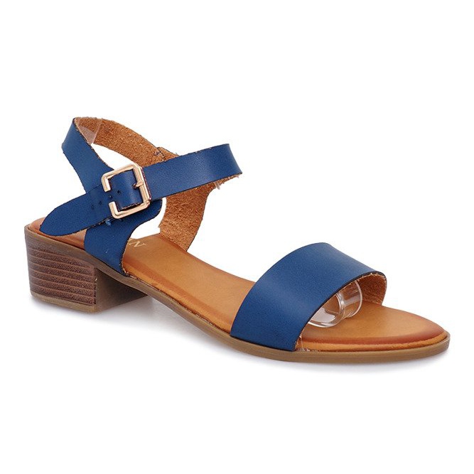 Victorville blue high heels sandals 1