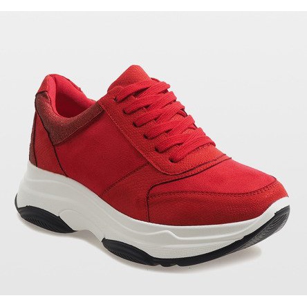 Red sports shoes 99-15 1