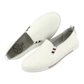 Leather slipony sneakers Filippo DP066 white 5