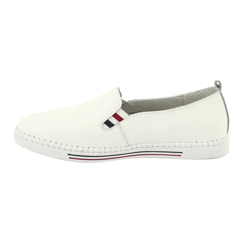 Leather slipony sneakers Filippo DP066 white 2