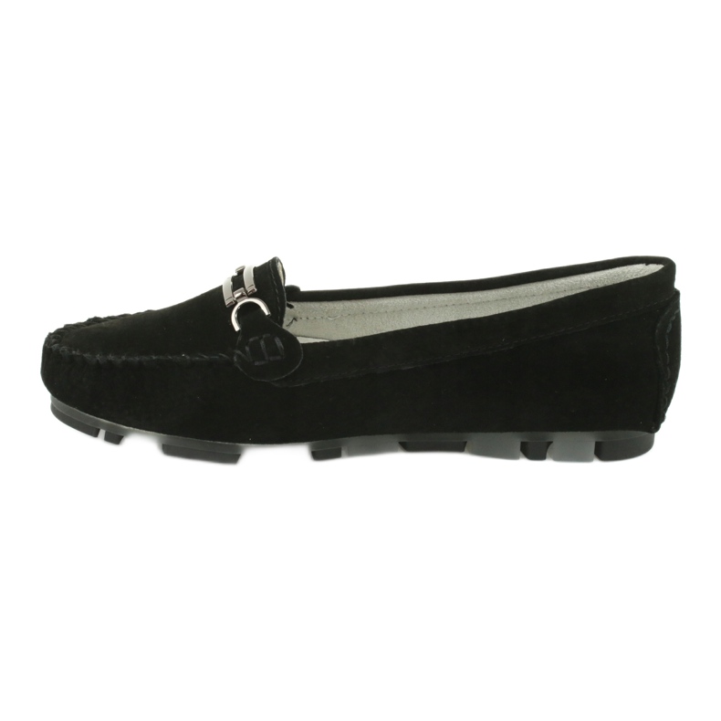 Filippo DP1202 chamois leather moccasins black 2