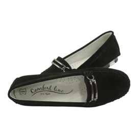 Filippo DP1202 chamois leather moccasins black 6