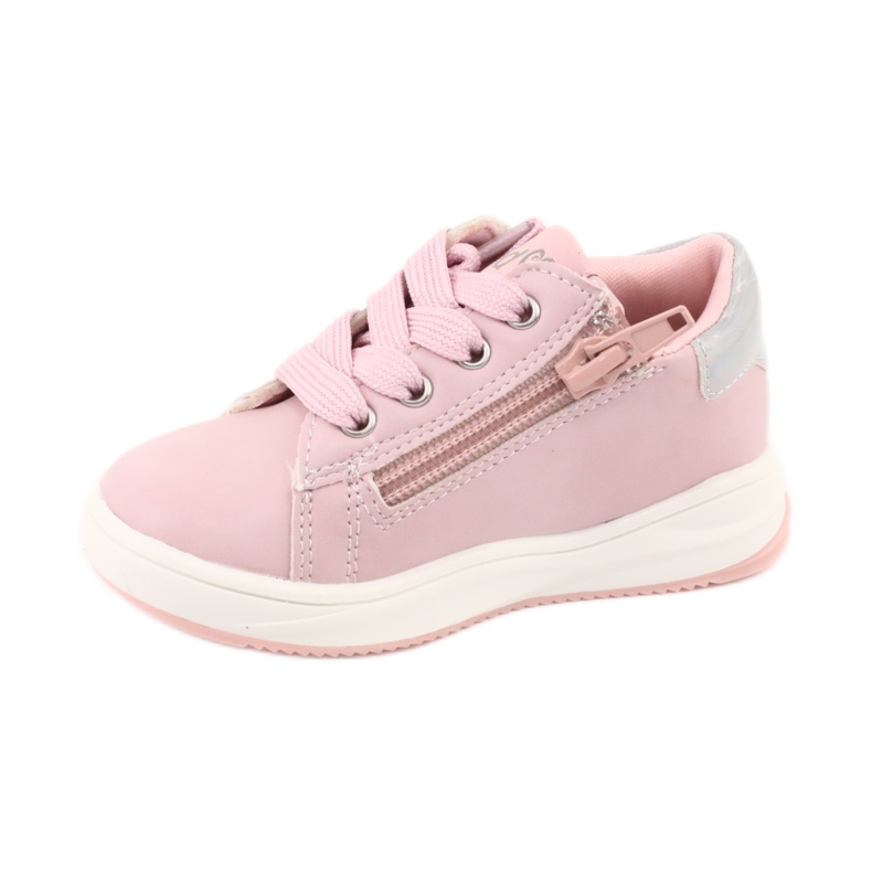 American Club GC15 star sports shoes for girls pink grey 2 American Club GC15 star sports shoes for girls pink grey 2