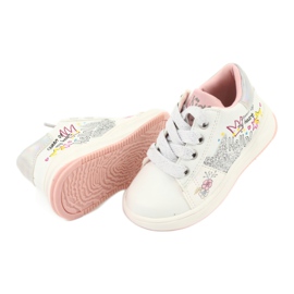 American Club Girls' sports shoes with a star gc15 white 5
