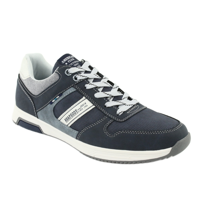 ADI American Club RH01 men's sports shoes navy blue blue grey 1 ADI American Club RH01 men's sports shoes navy blue blue grey 1