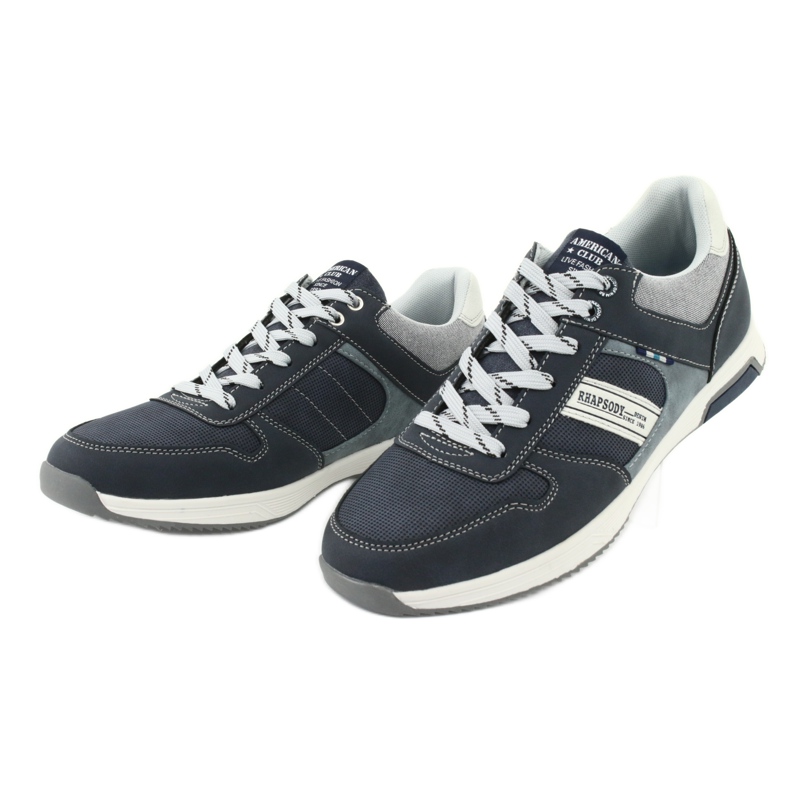 ADI American Club RH01 men's sports shoes navy blue blue grey 3 ADI American Club RH01 men's sports shoes navy blue blue grey 3