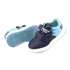 American Club GC18 Velcro sports shoes navy blue blue 5