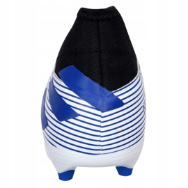 Adidas Nemeziz 19.3 Ll Fg Jr EH0018 football boots white white 2 Adidas Nemeziz 19.3 Ll Fg Jr EH0018 football boots white white 2