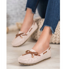 Kylie Comfortable loafers beige 2
